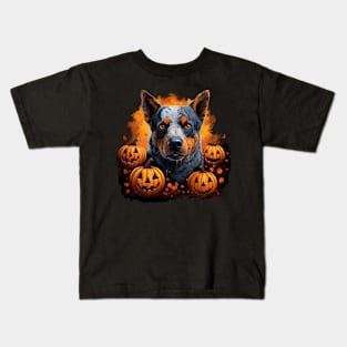 Australian cattle dog Halloween Kids T-Shirt